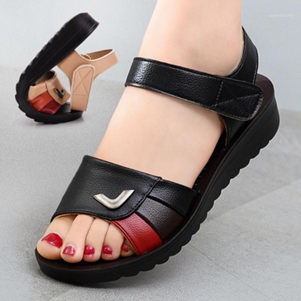 sandals women 2020 female summer shoes women open toe casual platform soft beach sandals shoes ladies leather walking1, Black
sandals women 2020 female summer shoes women open toe casual platform soft beach sandals shoes ladies leather walking1, Black