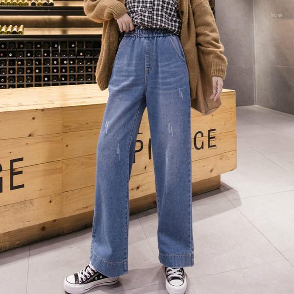 plus size wide leg loose high waist straight jeans for women s  l xl 2xl 3xl 4xl 5xl1, Blue 
plus size wide leg loose high waist straight jeans for women s  l xl 2xl 3xl 4xl 5xl1, Blue