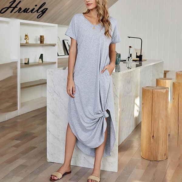 party dresses women short sleeve a-line ankle-length solid color clothes for casual loose lrregular hem kobieta sukienka, White;black
party dresses women short sleeve a-line ankle-length solid color clothes for casual loose lrregular hem kobieta sukienka, White;black
