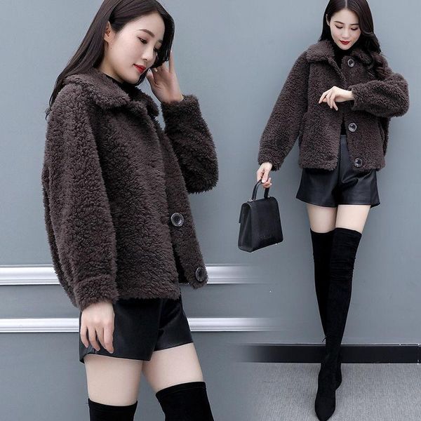 women's fur & faux 2021 women winter warm natural coat lady genuine lambswool outwear female real sheep sheared casual plush jacket b82, Black
women's fur & faux 2021 women winter warm natural coat lady genuine lambswool outwear female real sheep sheared casual plush jacket b82, Black