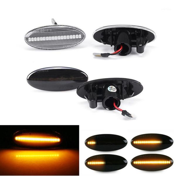 pair clear black dynamic led side marker turn signal lights for qashqai dualis juke micra march cube evalia note x-trail1
pair clear black dynamic led side marker turn signal lights for qashqai dualis juke micra march cube evalia note x-trail1