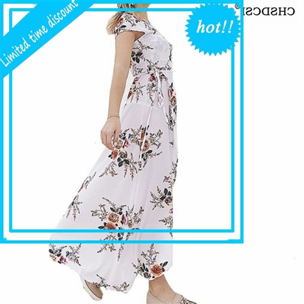 chsdcsi fashion women flower summer split beach vacation short mouw v-neck maxi dress white plus size sunflower clock, Black
chsdcsi fashion women flower summer split beach vacation short mouw v-neck maxi dress white plus size sunflower clock, Black
