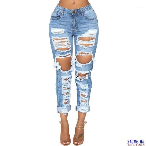 fashion ripped jeans for women denim straight pants trousers mid waist casual skinny jeans torn jeggings boyfriend 20201, Blue
fashion ripped jeans for women denim straight pants trousers mid waist casual skinny jeans torn jeggings boyfriend 20201, Blue