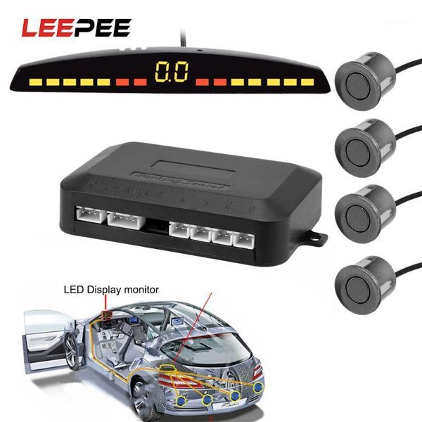 leepee car auto parktronic led parking sensor with 4 sensors reverse backup car parking radar monitor detector system display1
leepee car auto parktronic led parking sensor with 4 sensors reverse backup car parking radar monitor detector system display1