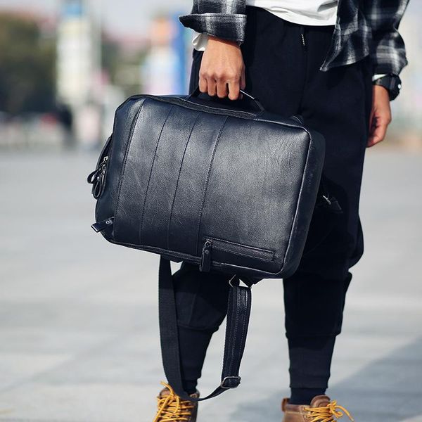 outdoor travel bag pu leather business schoolbag korean female backpack men's bag fashion computer backpack
outdoor travel bag pu leather business schoolbag korean female backpack men's bag fashion computer backpack