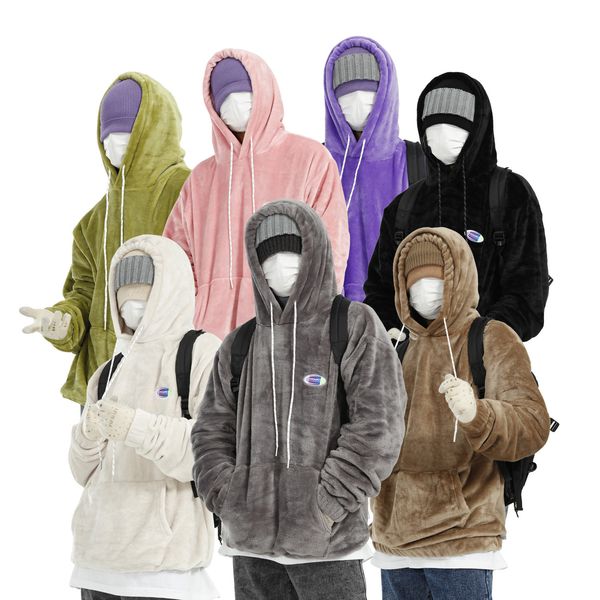 mtl men | autumn and winter 2020 new korean loose and versatile casual plush hooded couple's sweater, Black
mtl men | autumn and winter 2020 new korean loose and versatile casual plush hooded couple's sweater, Black
