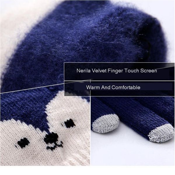 winter gloves women touch screen 2019 gloves winter thickening knitting wool fox handschoenen hiver femme guantes muj sqcerf, Black
winter gloves women touch screen 2019 gloves winter thickening knitting wool fox handschoenen hiver femme guantes muj sqcerf, Black