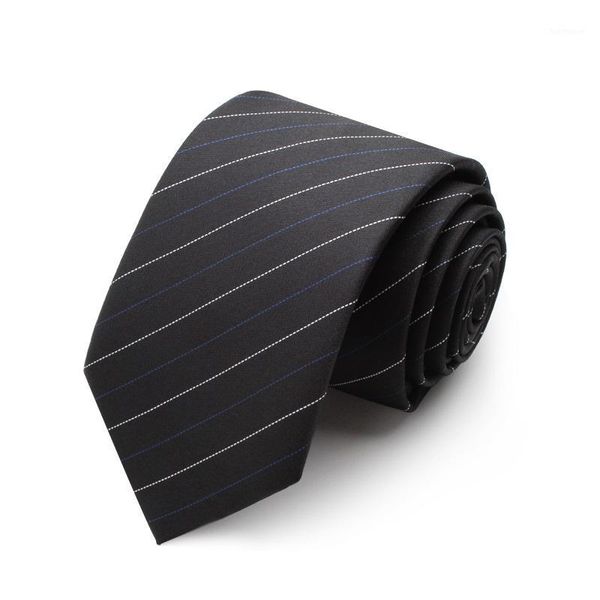 2020 brand new fashion men 7cm blue white striped black necktie formal suit party neck tie for men with gift box1, Black;gray
2020 brand new fashion men 7cm blue white striped black necktie formal suit party neck tie for men with gift box1, Black;gray