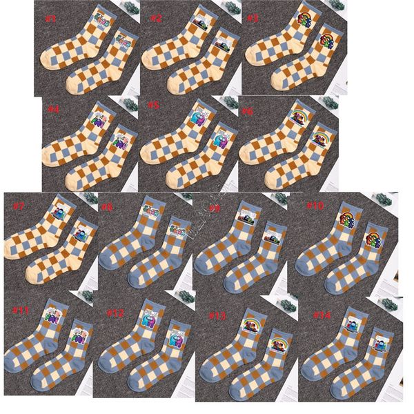 game among us stockings men women long socks designer fashion grids sport cotton socks winter warm plaid basketball sock d120803, Pink;yellow
game among us stockings men women long socks designer fashion grids sport cotton socks winter warm plaid basketball sock d120803, Pink;yellow