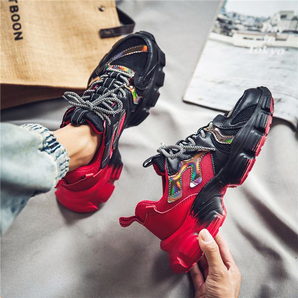 online red super dad men's ins trend korean version of all-around fashion brand hip hop autumn sports shoes for men, Black
online red super dad men's ins trend korean version of all-around fashion brand hip hop autumn sports shoes for men, Black