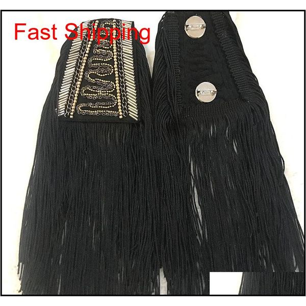 fashion women and men clothes accessories/kpop handmade black tassel big epaulette/epaulet shoulder/charr qylzgy bdehome, Silver
fashion women and men clothes accessories/kpop handmade black tassel big epaulette/epaulet shoulder/charr qylzgy bdehome, Silver