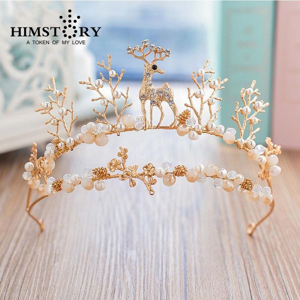 handmade delicate bride headdress deer pearl bead hair bands bridal party crown hair accessories wedding jewelry, Golden;silver
handmade delicate bride headdress deer pearl bead hair bands bridal party crown hair accessories wedding jewelry, Golden;silver