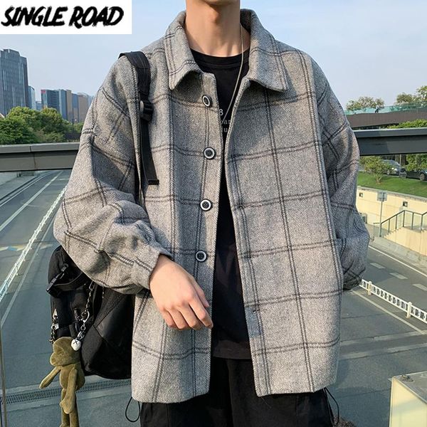 men's jackets singleroad mens woolen jacket men 2021 autumn plaid harajuku korean style oversized japanese streetwear grey for, Black;brown
men's jackets singleroad mens woolen jacket men 2021 autumn plaid harajuku korean style oversized japanese streetwear grey for, Black;brown