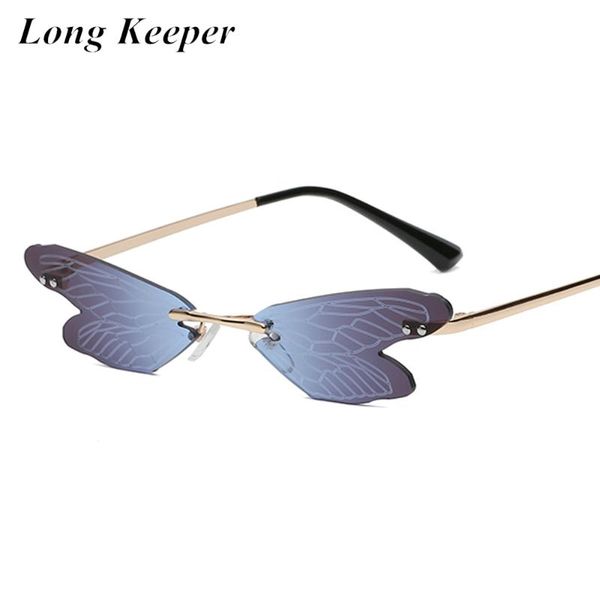 sunglasses fashion dragonfly wing shape rimless gradient women cat eye sun glasses vintage men punk party shades uv400, White;black
sunglasses fashion dragonfly wing shape rimless gradient women cat eye sun glasses vintage men punk party shades uv400, White;black