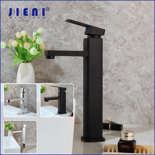 jieni matte black bathroom basin vessel sink mixer faucet long spout stainless sterel 1 handle water tap deck mount mixer faucet
jieni matte black bathroom basin vessel sink mixer faucet long spout stainless sterel 1 handle water tap deck mount mixer faucet