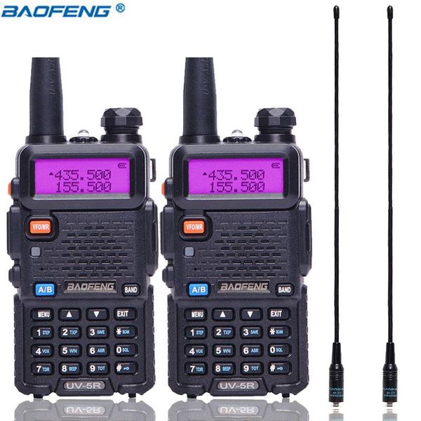 walkie talkie 2pcs baofeng uv-5r 5w uv5r handheld comunicador transmitter transceiver long range radio+2pcs na-771 antenna
walkie talkie 2pcs baofeng uv-5r 5w uv5r handheld comunicador transmitter transceiver long range radio+2pcs na-771 antenna