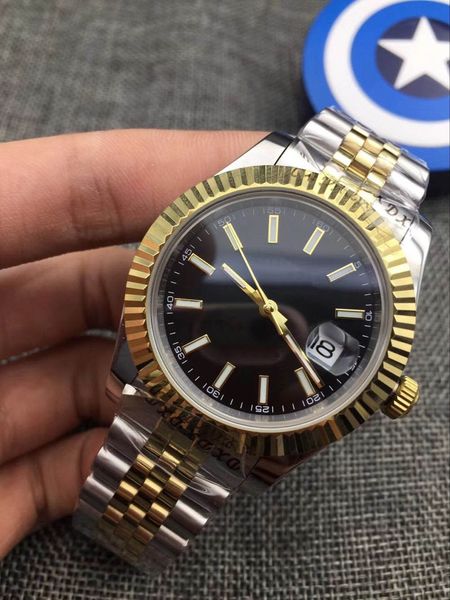 men's luxury sports machinery watches date model 41 mm 316 stainless steel folding watch buckle high reinforced glass, Slivery;brown
men's luxury sports machinery watches date model 41 mm 316 stainless steel folding watch buckle high reinforced glass, Slivery;brown