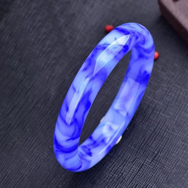 natural xinjiang hetian jade blue and white porcelain women's floating flower bracelet jewelry gift 201211, Black
natural xinjiang hetian jade blue and white porcelain women's floating flower bracelet jewelry gift 201211, Black