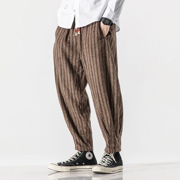 neploha men's thicken warm woollen trousers chinese style stripes vintage streetwear pants casual oversize straight pants, Black
neploha men's thicken warm woollen trousers chinese style stripes vintage streetwear pants casual oversize straight pants, Black