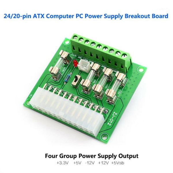 24/20pin 1pc atx computer pc power supply breakout board adapter extension module switch control easy use ce11461
24/20pin 1pc atx computer pc power supply breakout board adapter extension module switch control easy use ce11461