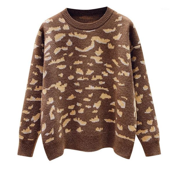 women's sweaters lukaxsikax 2021 autumn winter women thicken warm pullover sweater retro leopard knitted sweater1, White;black
women's sweaters lukaxsikax 2021 autumn winter women thicken warm pullover sweater retro leopard knitted sweater1, White;black