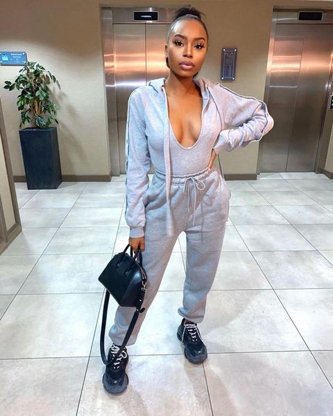 vavcy 2021 spring pant women set drawstring button up sleeve hooded sweatshirt + pant jogger running club, Gray
vavcy 2021 spring pant women set drawstring button up sleeve hooded sweatshirt + pant jogger running club, Gray