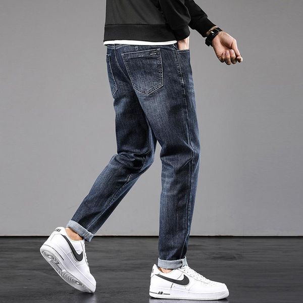 autumn winter newly fashion men jeans loose fit elastic vintage designer cotton denim pants wide leg retro black blue trousers
autumn winter newly fashion men jeans loose fit elastic vintage designer cotton denim pants wide leg retro black blue trousers