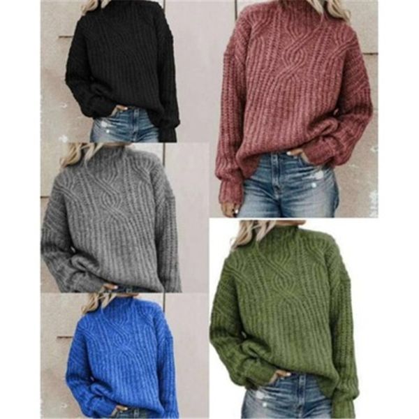 women twist sweater fashion trend long sleeve high neck knitting designer female winter new casual loose pullover sweater, White;black
women twist sweater fashion trend long sleeve high neck knitting designer female winter new casual loose pullover sweater, White;black