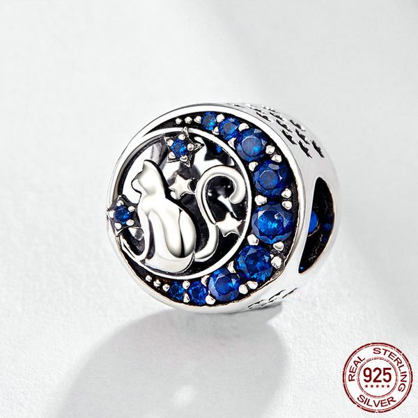 925 sterling silver cat pet animal charm beads fit bracelets original naughty blue cz bead diy jewelry making accessorize jewellery, Bronze;silver
925 sterling silver cat pet animal charm beads fit bracelets original naughty blue cz bead diy jewelry making accessorize jewellery, Bronze;silver