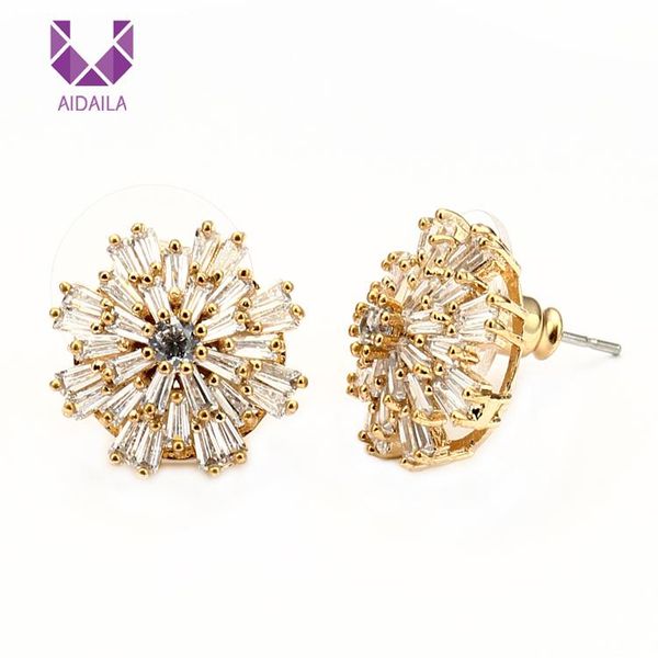 stud women earrings with full + cubic zirconia zircon light fresh wedding gift female jewelry wholesale, Golden;silver
stud women earrings with full + cubic zirconia zircon light fresh wedding gift female jewelry wholesale, Golden;silver