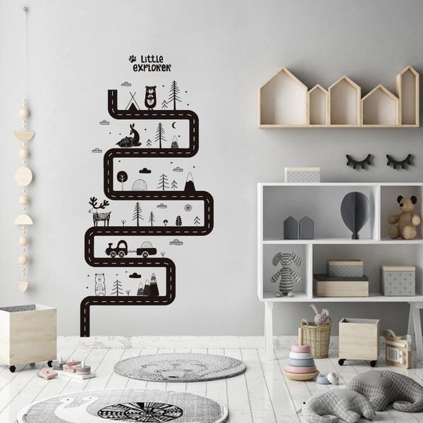 wall stickers cartoon traffic road car forest animal creative black view tree bear deer kids room decor removable decals
wall stickers cartoon traffic road car forest animal creative black view tree bear deer kids room decor removable decals
