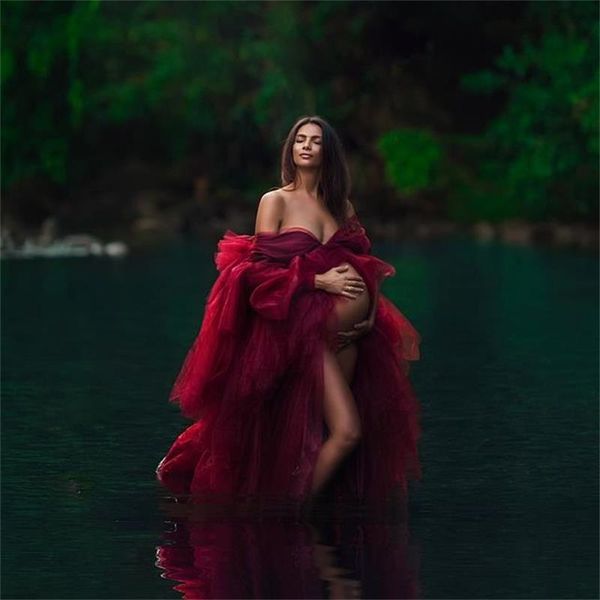 2022 burgundy prom dresses a line pregnant women evening dress sheer maternity gowns for p shoot, Black
2022 burgundy prom dresses a line pregnant women evening dress sheer maternity gowns for p shoot, Black
