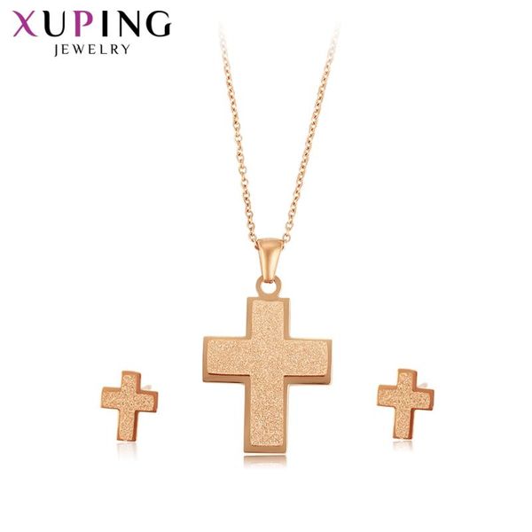 11.11 deals xuping fashion cross stainless steel jewelry set women simple modern elegance family birthday gifts 65508, Silver
11.11 deals xuping fashion cross stainless steel jewelry set women simple modern elegance family birthday gifts 65508, Silver