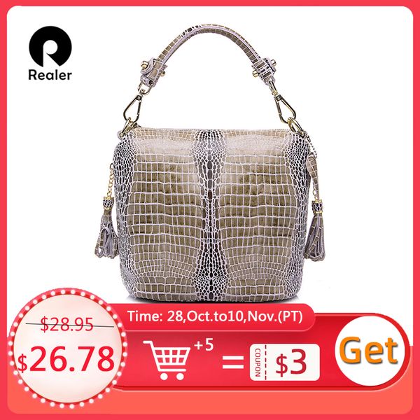realer genuine leather handbags women small totes shoulder crossbody bags ladies classic serpentine pattern leather bucket bag
realer genuine leather handbags women small totes shoulder crossbody bags ladies classic serpentine pattern leather bucket bag