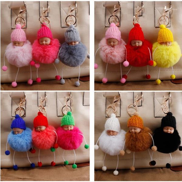 10pcs/lot sleeping doll keychain pompom fur ball key chain car keyring girls holder bag pendant charm jewelry porte clef1, Silver
10pcs/lot sleeping doll keychain pompom fur ball key chain car keyring girls holder bag pendant charm jewelry porte clef1, Silver