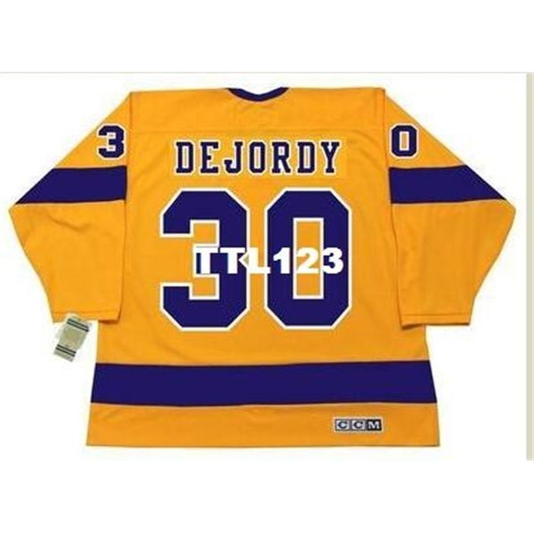740 #30 denis dejordy los angeles kings 1970 ccm vintage home hockey jersey or custom any name or number retro jersey, Black
740 #30 denis dejordy los angeles kings 1970 ccm vintage home hockey jersey or custom any name or number retro jersey, Black