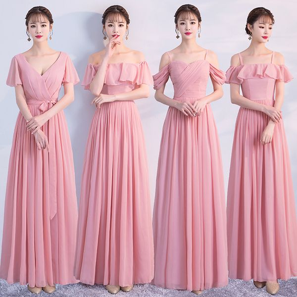 bridesmaid dresses double v burgundy elegant long formal sister wedding bridesmaid dresses for women vestido dresses prom guest, White;pink
bridesmaid dresses double v burgundy elegant long formal sister wedding bridesmaid dresses for women vestido dresses prom guest, White;pink