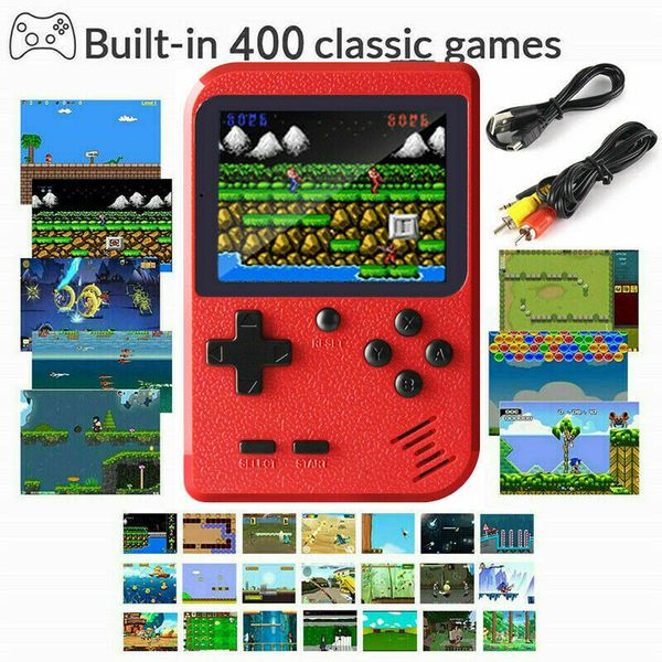 2020 New Retro Console Handheld Video Game Player For Kids Gift Mini Retro Handheld Box Game Console Built-in 400 Classic Games Boys Gift