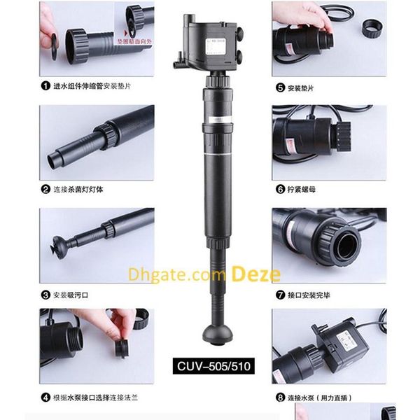 sunsun aquarium uv sterilizer lamp high sterilization ability remove algae fish tank uv ultraviolet clarifier qylchq bde_luck 
sunsun aquarium uv sterilizer lamp high sterilization ability remove algae fish tank uv ultraviolet clarifier qylchq bde_luck