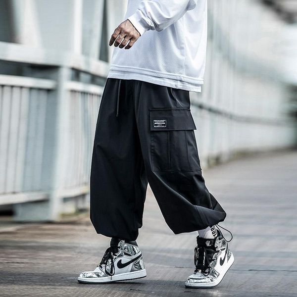 men's pants clothes spring autumn big pocket overalls hip-hop wide-leg youth straight cargo jogger michalkova, Black
men's pants clothes spring autumn big pocket overalls hip-hop wide-leg youth straight cargo jogger michalkova, Black
