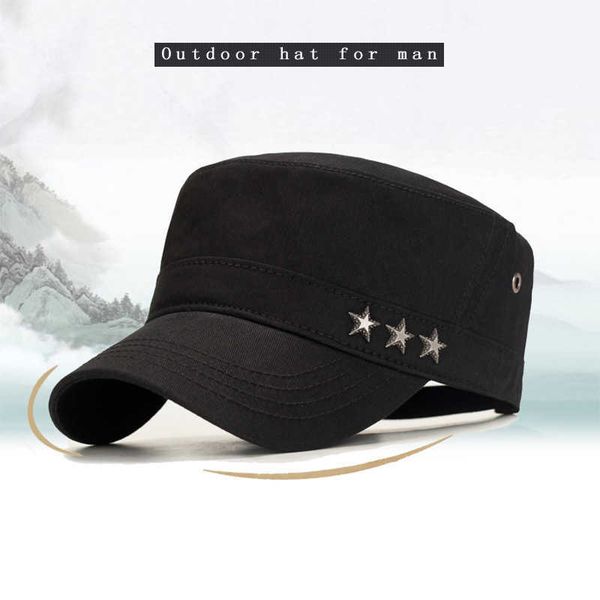 cotton military cap mens women flat hats 3 stars gorras planas casquette vintage outdoor visor snapback bonnet bone, Blue;gray
cotton military cap mens women flat hats 3 stars gorras planas casquette vintage outdoor visor snapback bonnet bone, Blue;gray