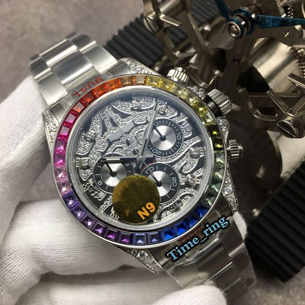 n9 version 116588 tbr full diamond dial color diamond bezel eat7750 automatic mechanical movement mens watch steel band designer watches, Slivery;brown
n9 version 116588 tbr full diamond dial color diamond bezel eat7750 automatic mechanical movement mens watch steel band designer watches, Slivery;brown