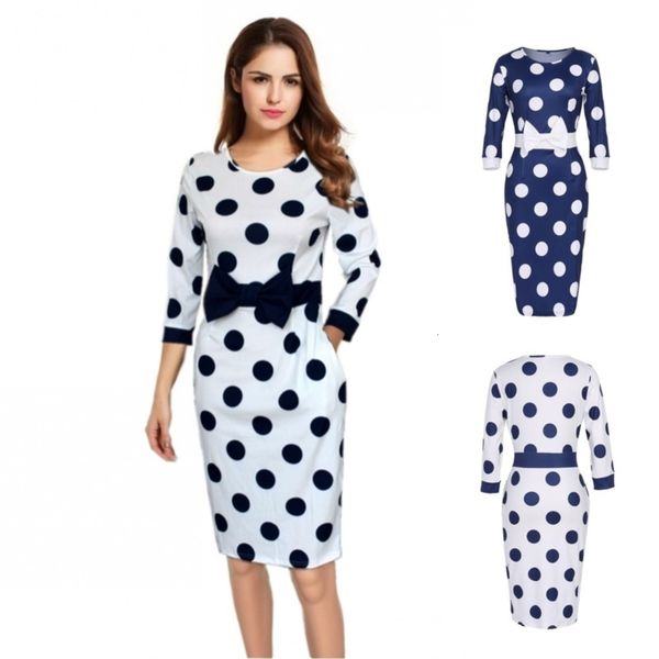 bowknot dress polka bow 3 4 sleeve contrast stitching pencil skirt fd3544, Black;gray
bowknot dress polka bow 3 4 sleeve contrast stitching pencil skirt fd3544, Black;gray