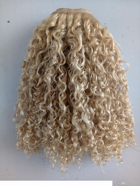 new style strong chinese virgin remy curly hair weft human hair extensions blonde 6130# color 100g one bundle, Black
new style strong chinese virgin remy curly hair weft human hair extensions blonde 6130# color 100g one bundle, Black