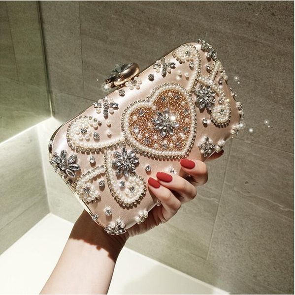 luxury rhinestone dinner handbags embroidered love lady clutch chain bag small square bag banquet diagonal women party handbag, Black
luxury rhinestone dinner handbags embroidered love lady clutch chain bag small square bag banquet diagonal women party handbag, Black