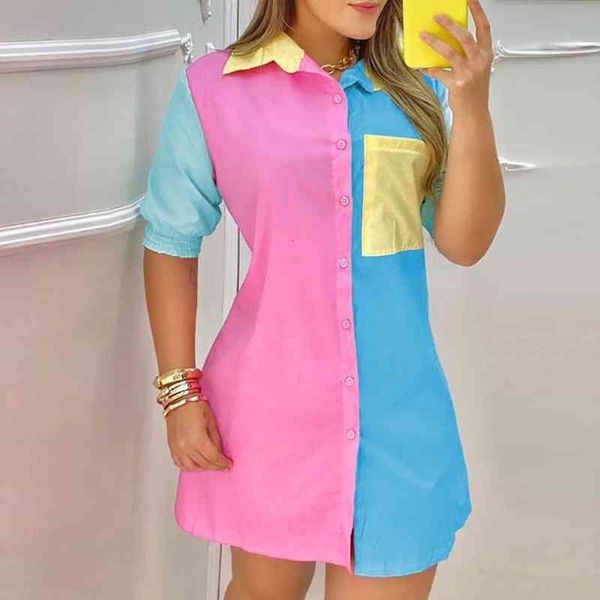elegant turn down collor shirt dress women casual short sleeve leopard patchwork button front pocket colorblock dress, Black;gray
elegant turn down collor shirt dress women casual short sleeve leopard patchwork button front pocket colorblock dress, Black;gray