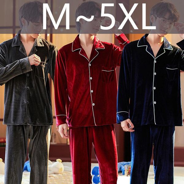 men's sleepwear winter long sleeve thick warm flannel pajama sets for man coral velvet men home wear lounge nightwear, Black;brown
men's sleepwear winter long sleeve thick warm flannel pajama sets for man coral velvet men home wear lounge nightwear, Black;brown