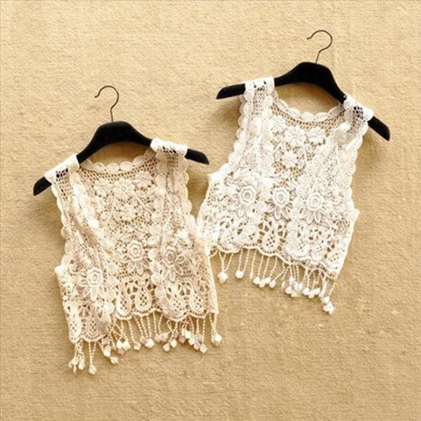 solid women sleeveless lace crochet open front kimono cardigan drop shipping good quality, White
solid women sleeveless lace crochet open front kimono cardigan drop shipping good quality, White