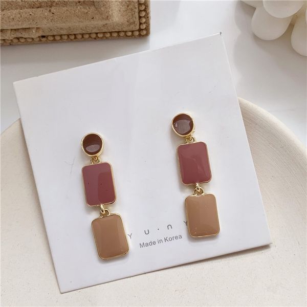 simple retro geometry square s925 silver needle bump color french retro earrings port-girl color earrings drop oil earrings
simple retro geometry square s925 silver needle bump color french retro earrings port-girl color earrings drop oil earrings