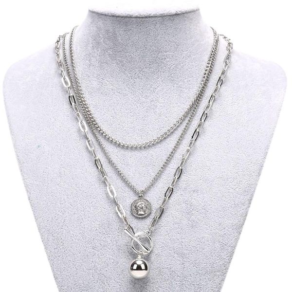 pendant necklaces 1pcs multilayer personality cross square metal hip hop long chain cool simple necklace for women men jewelry gifts, Silver
pendant necklaces 1pcs multilayer personality cross square metal hip hop long chain cool simple necklace for women men jewelry gifts, Silver